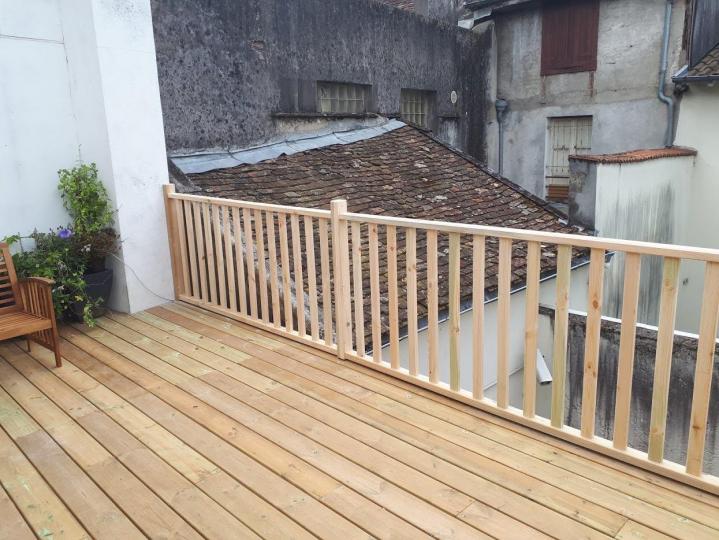 Terrasse en bois sur mesure Landes